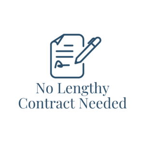We provide long or short-term services without the hassle of a long-term contract. All we need is two weeks' notice to end our service to you.